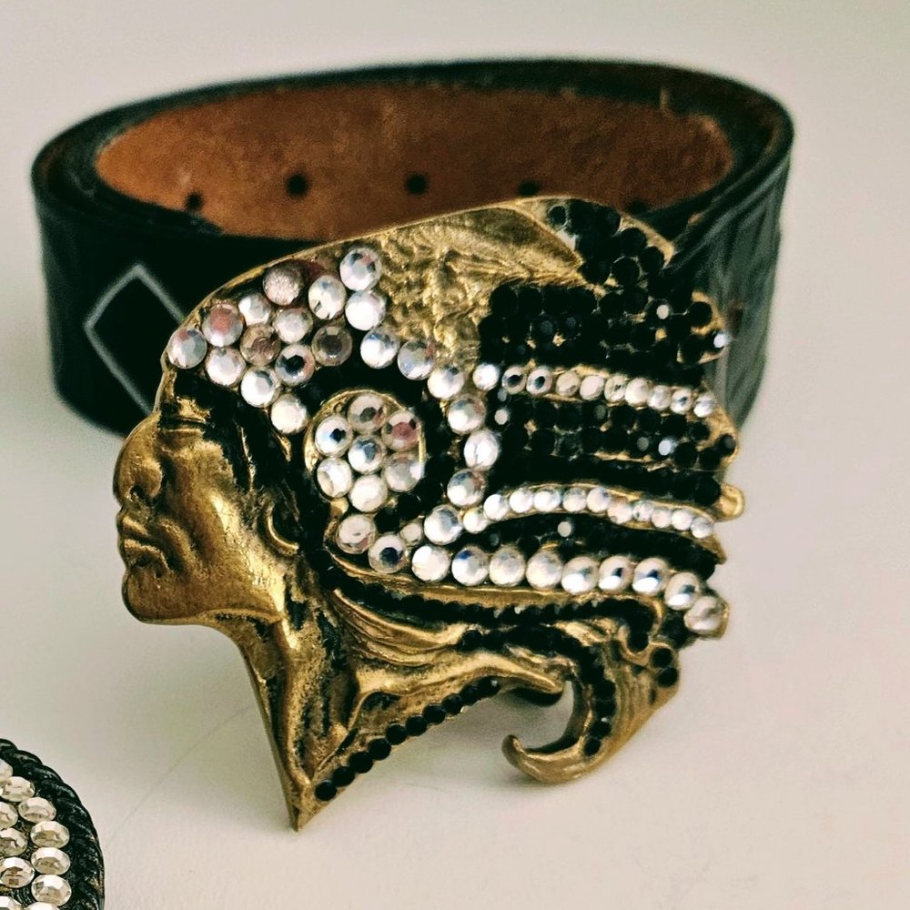 American Indian Chief Headdress Belt